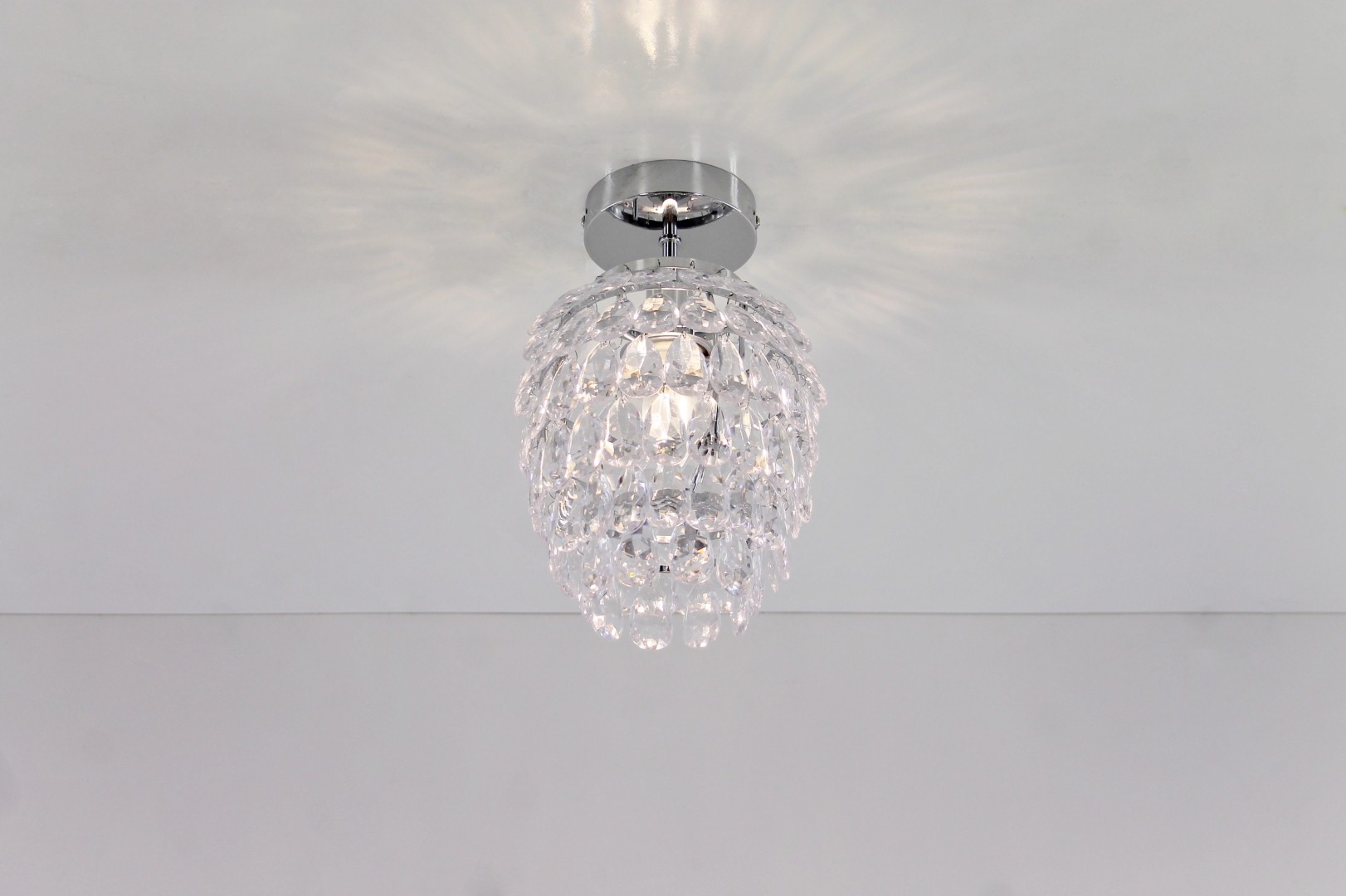 Geheugen Obsessie Mainstream Plafondlamp acryl kristal 20cm