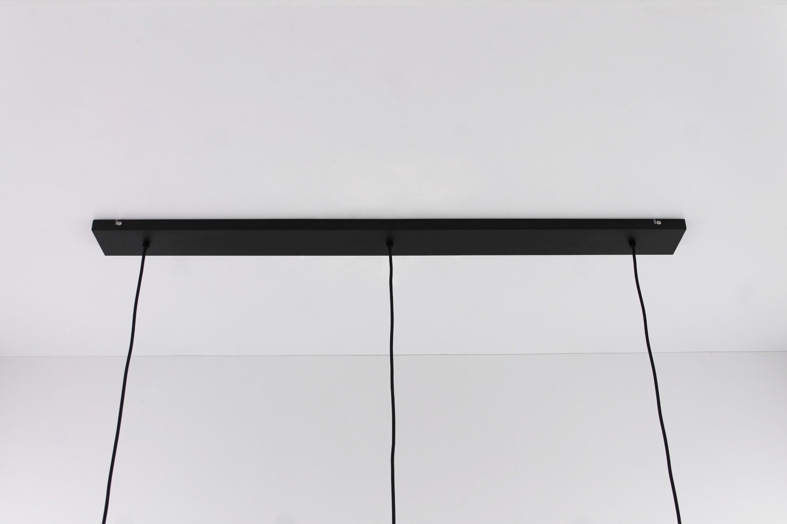 Hanglamp 3-lichts zwart met goud 130cm 39280 Hanglamp 3-lichts zwart met goud 130cm 39280
