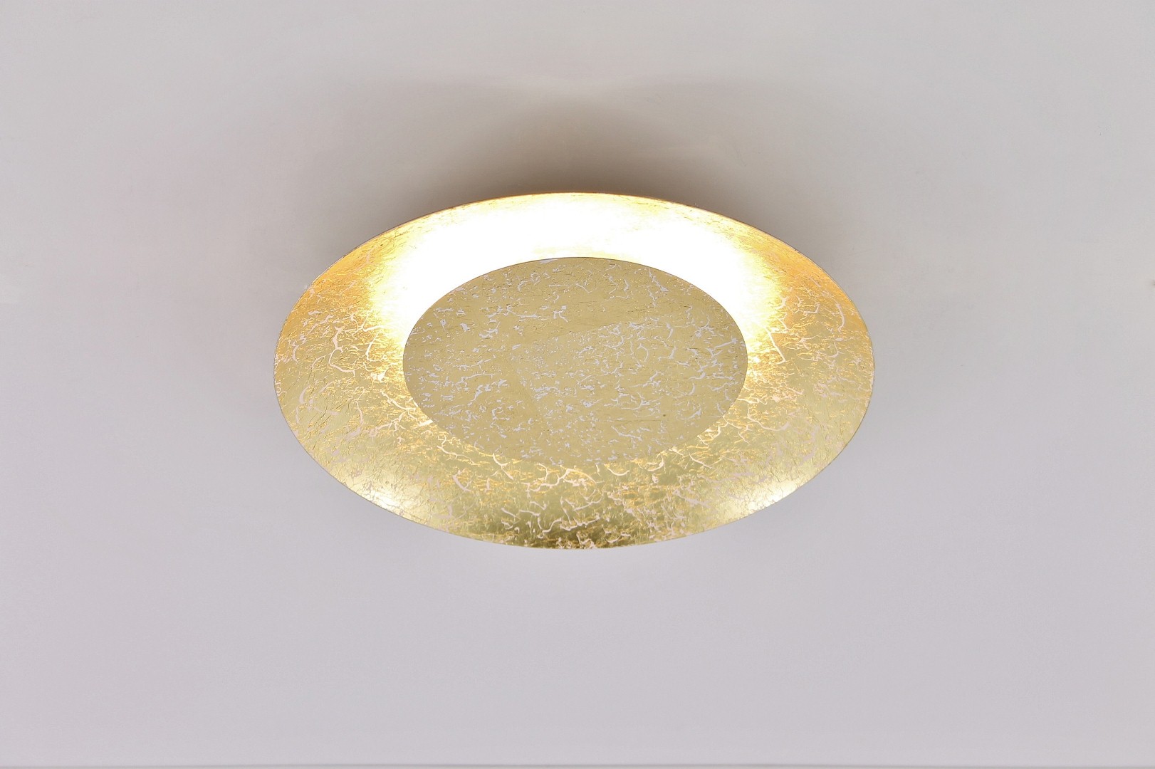 Plafondlamp / Wandlamp LED goud rond 34,5cm 39059 Plafondlamp / Wandlamp LED goud rond 34,5cm 39059