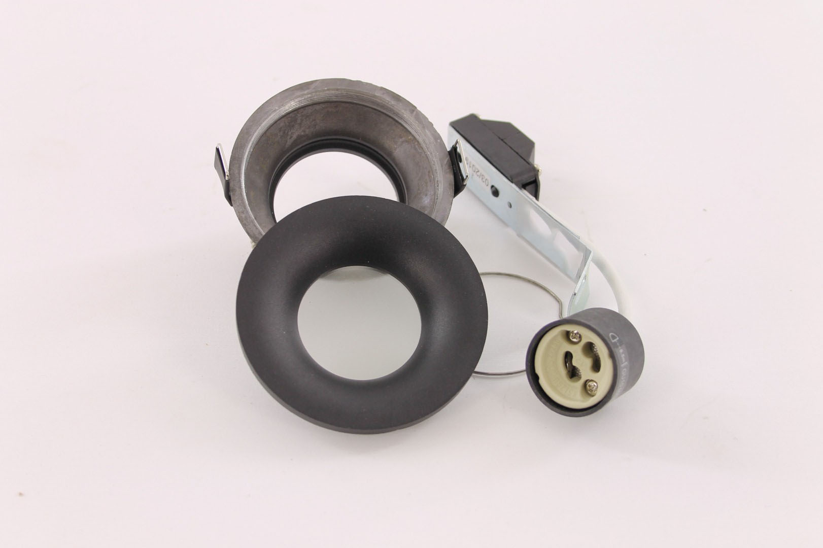 Inbouwspot rond zwart IP44 - Diameter 8,4 cm 41718 Inbouwspot rond zwart IP44 - Diameter 8,4 cm 41718