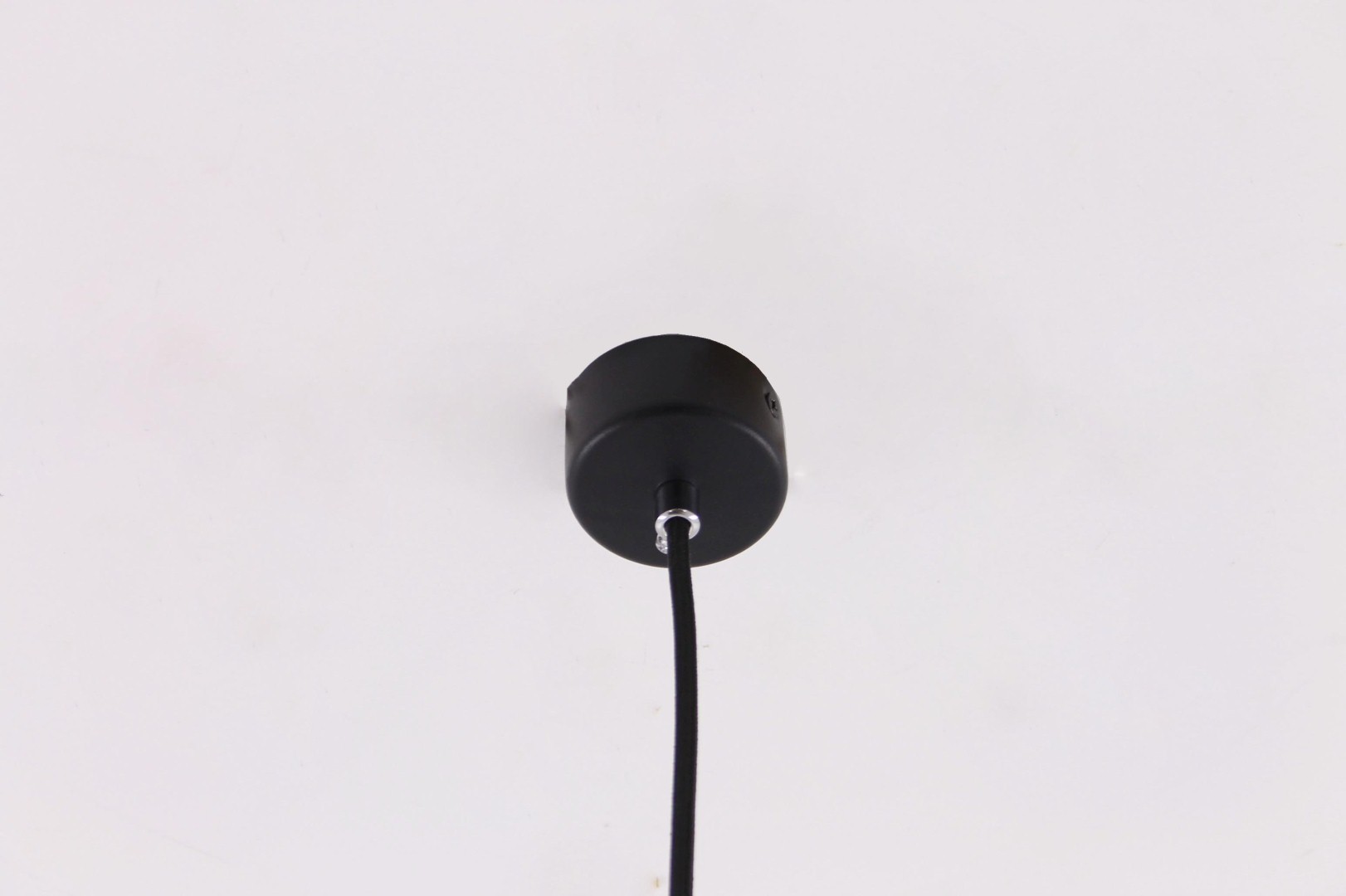 Hanglamp koker zwart met goud 6cm 42384 Hanglamp koker zwart met goud 6cm 42384
