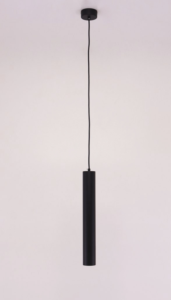 Hanglamp | mat zwart | cilinder koker 50cm 43423 Hanglamp | mat zwart | cilinder koker 50cm 43423