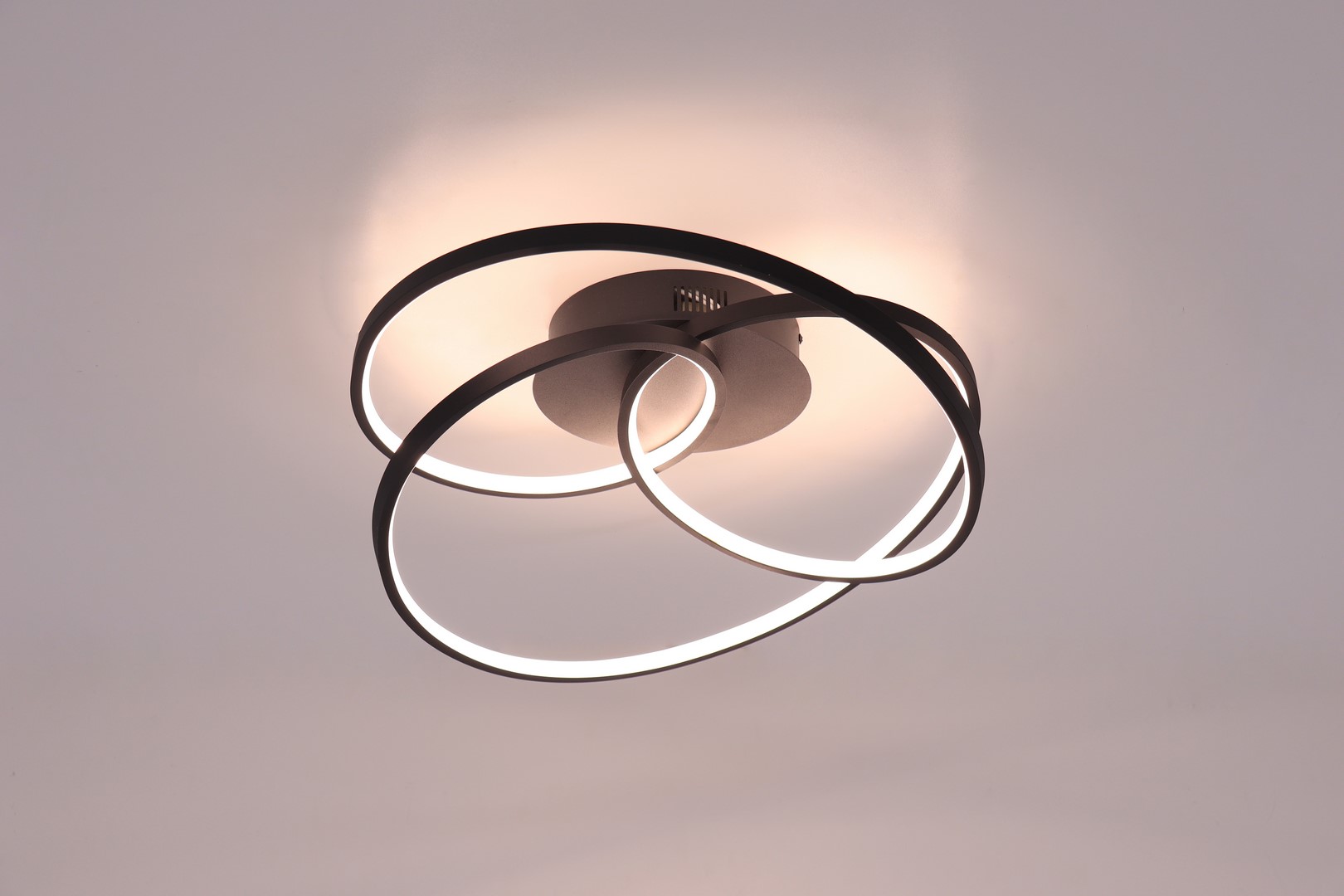 Moderne design plafondlamp LED | zwart | geïntegreerde dimmer 3standen 43137 Moderne design plafondlamp LED | zwart | geïntegreerde dimmer 3standen 43137