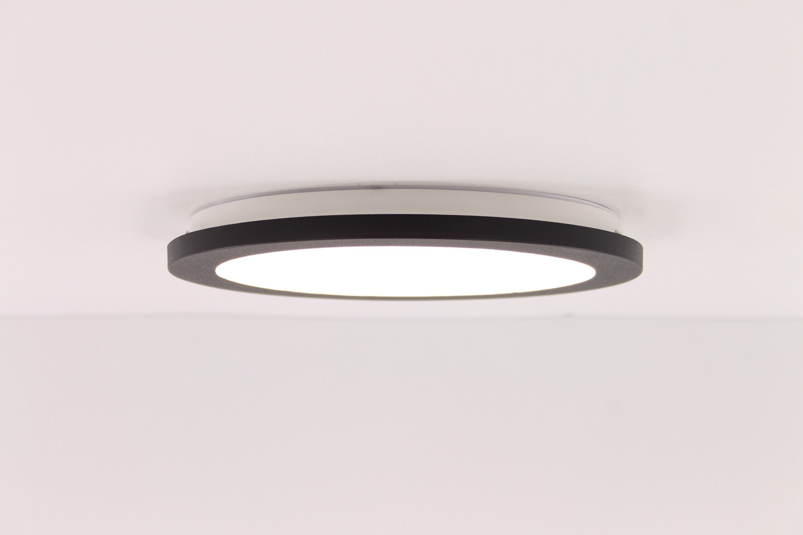 Plafondlamp LED rond zwart 26cm 43493 Plafondlamp LED rond zwart 26cm 43493