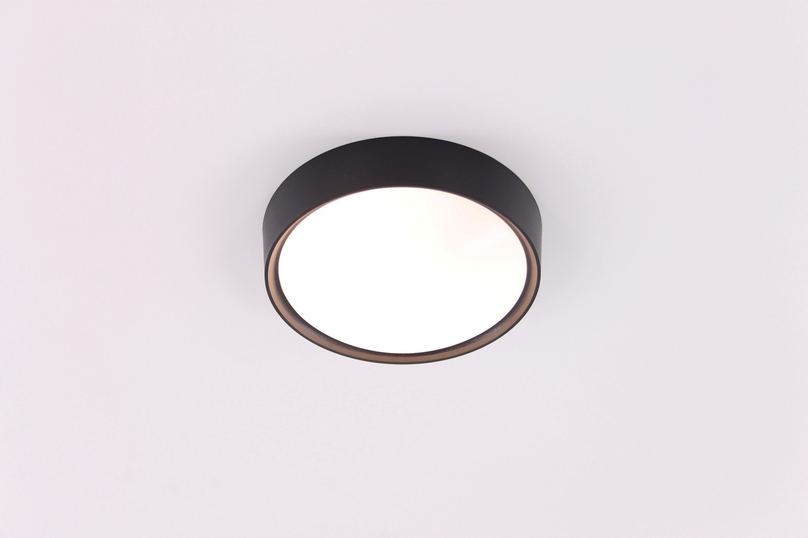 Plafondlamp rond zwart 25,5cm 40611 Plafondlamp rond zwart 25,5cm 40611