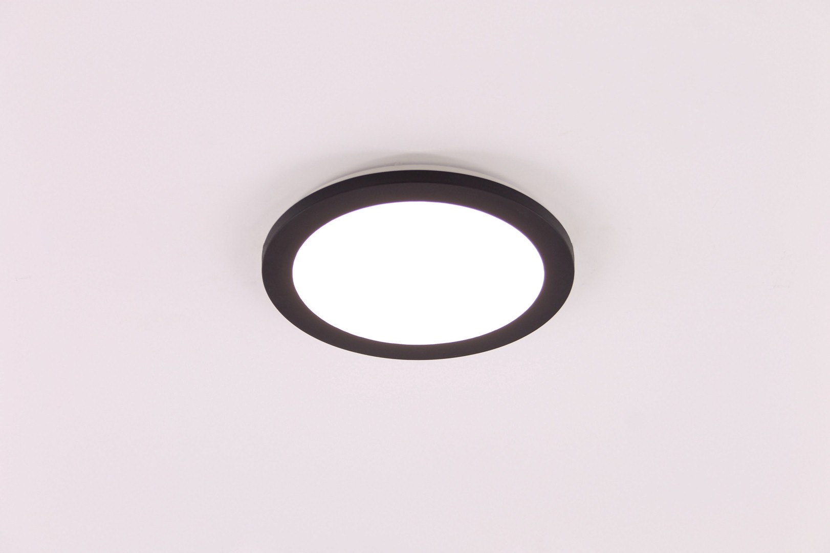 Plafondlamp LED rond zwart 26cm 43493 Plafondlamp LED rond zwart 26cm 43493