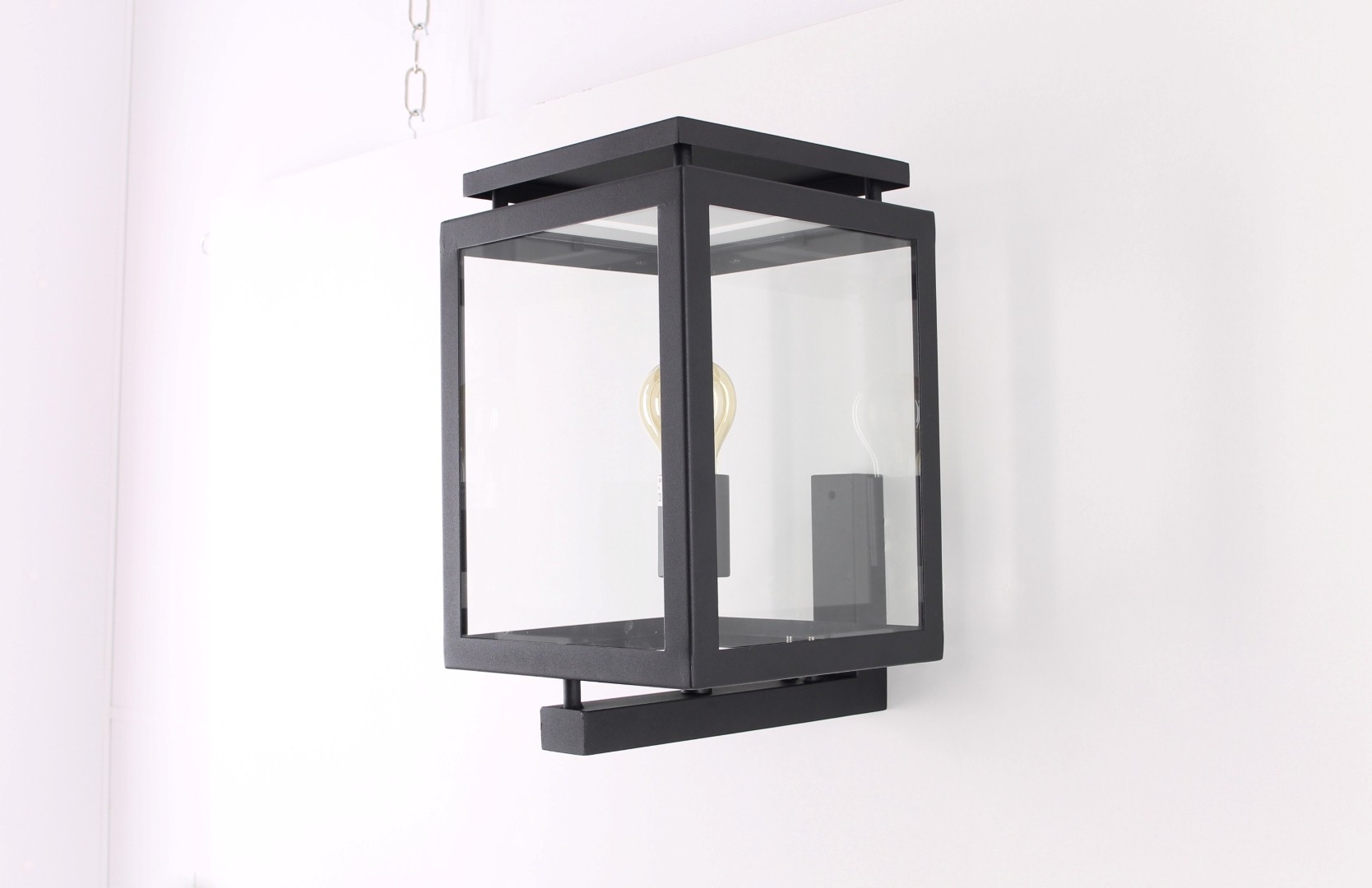 Buiten wandlamp staand zwart 38832 Buiten wandlamp staand zwart 38832
