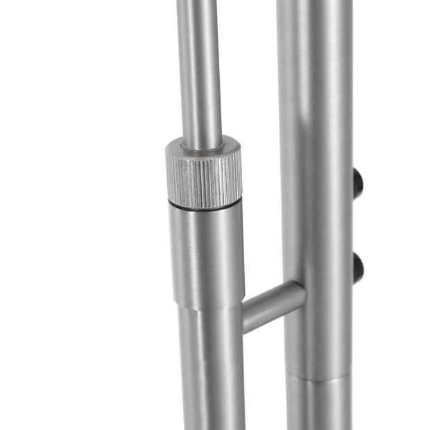Vloerlamp met leesarm staal Turound 2663ST Vloerlamp met leesarm staal Turound 2663ST
