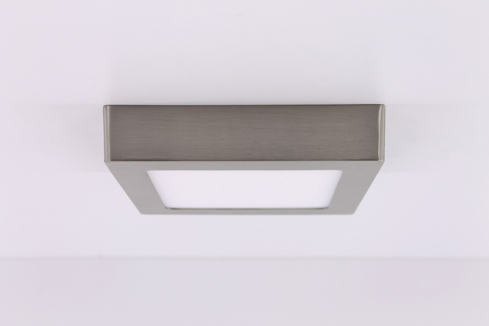 Plafondlamp LED vierkant rvs 17cm 38209 Plafondlamp LED vierkant rvs 17cm 38209
