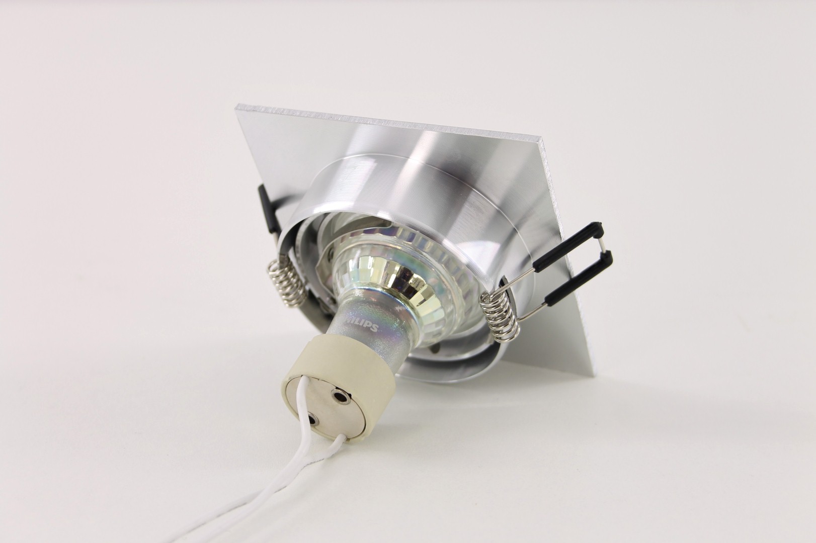 Inbouwspot vierkant aluminium 33057 Inbouwspot vierkant aluminium 33057