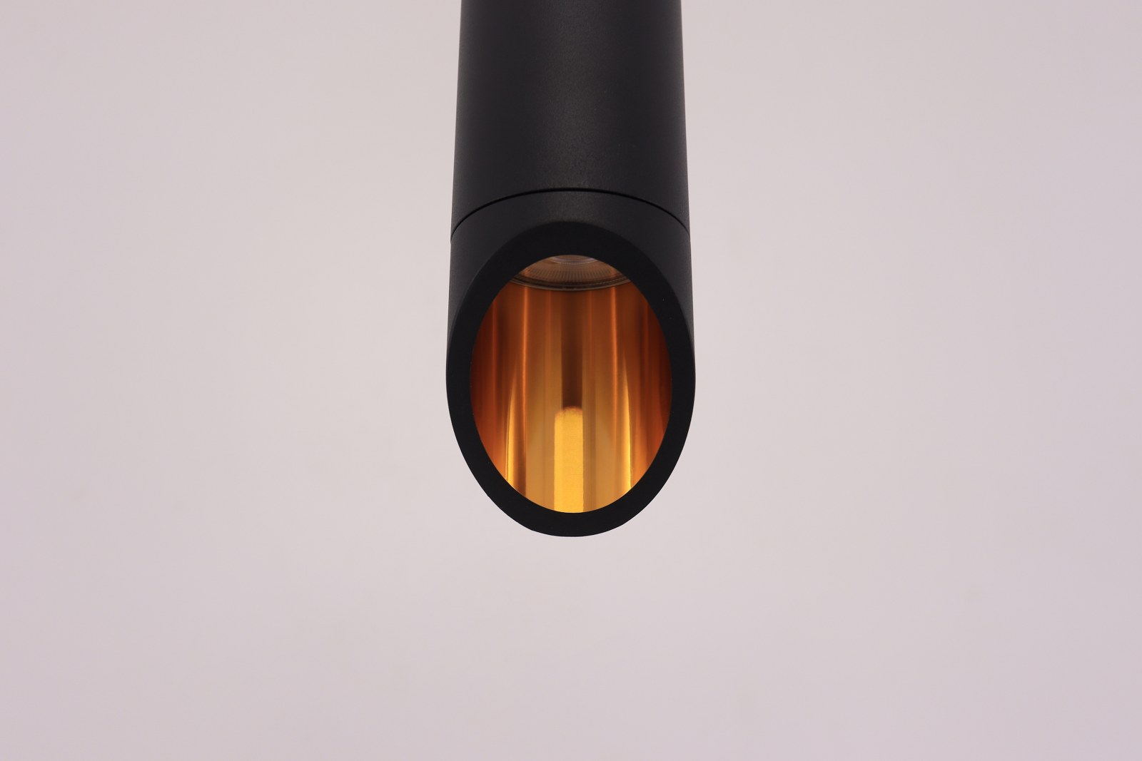 Hanglamp | zwart goud | cilinder koker | 50cm 43422 Hanglamp | zwart goud | cilinder koker | 50cm 43422