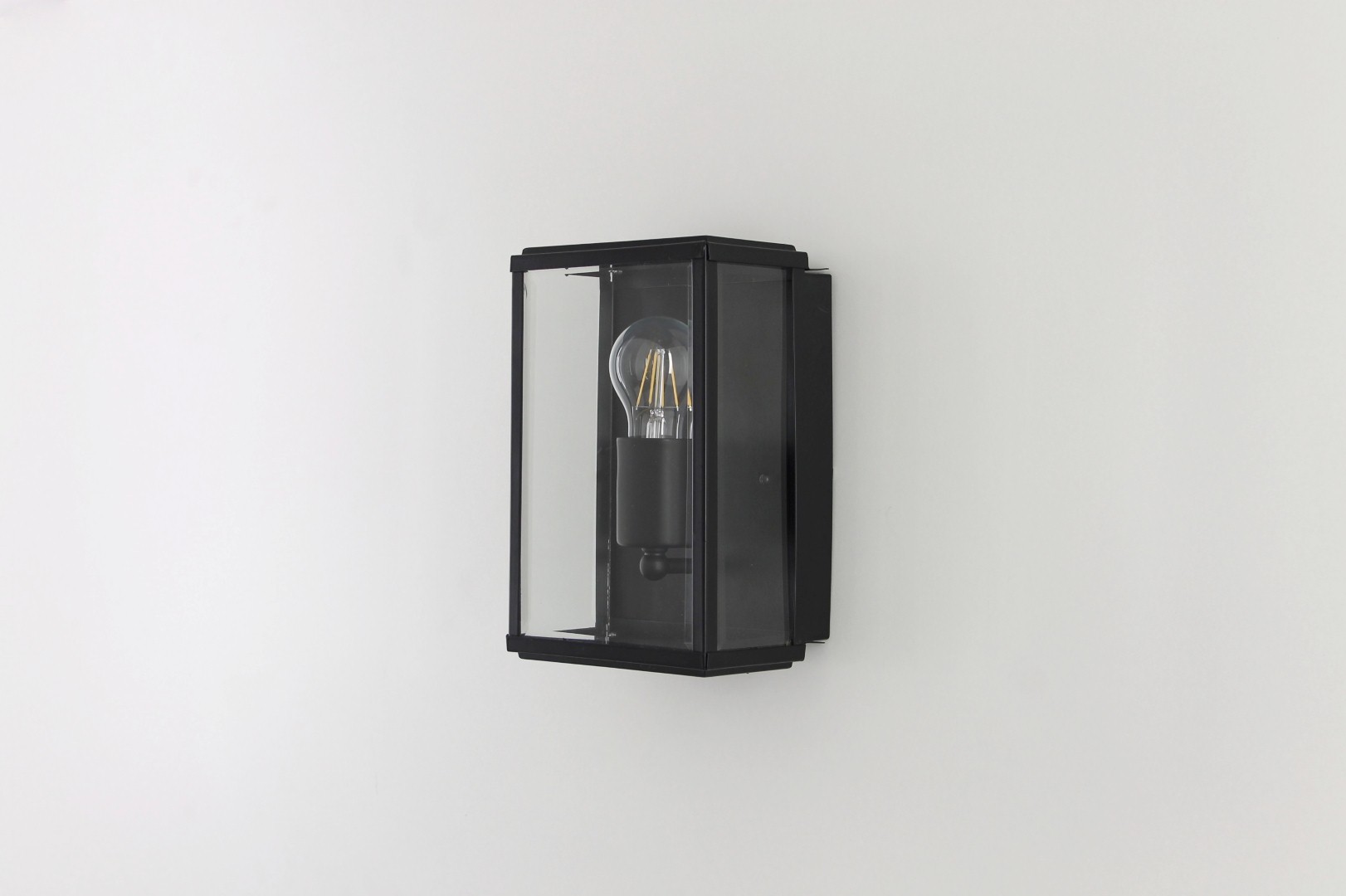 Buiten wandlamp rechthoek zwart 32627 Buiten wandlamp rechthoek zwart 32627