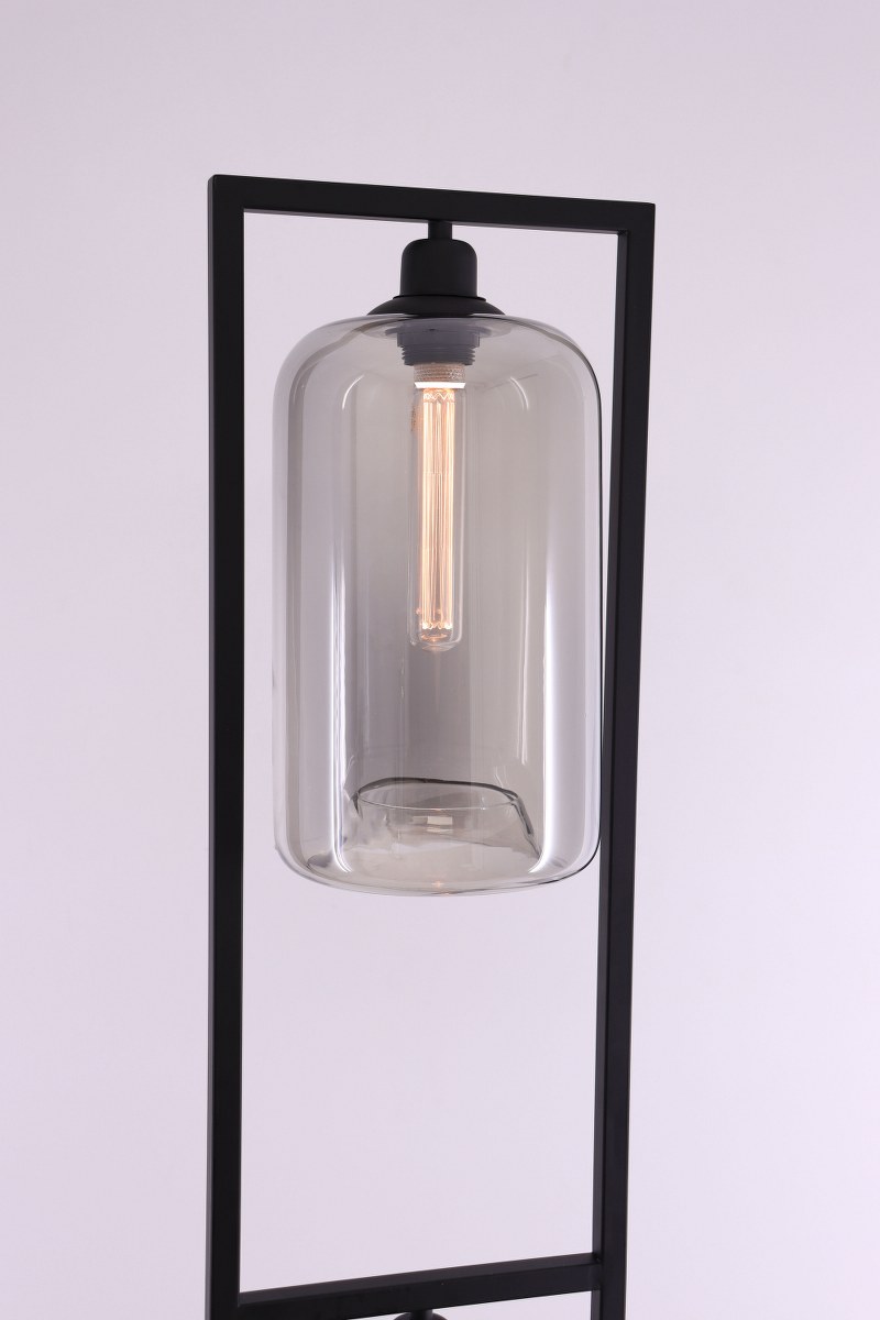 Vloerlamp frame - 2 Grey getint glazen - 170cm 50150 Vloerlamp frame - 2 Grey getint glazen - 170cm 50150