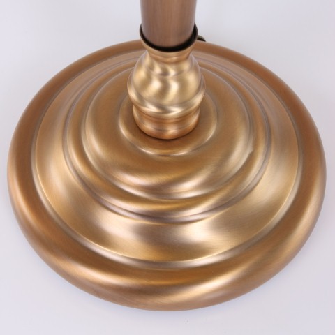 Bankierslamp / Notarislamp brons met groen 42858 Bankierslamp / Notarislamp brons met groen 42858