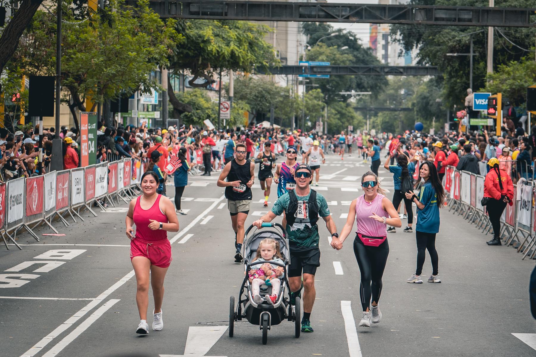 Athletes Competing Lima Marathon 42k 2023 Stock Photo 2307141375