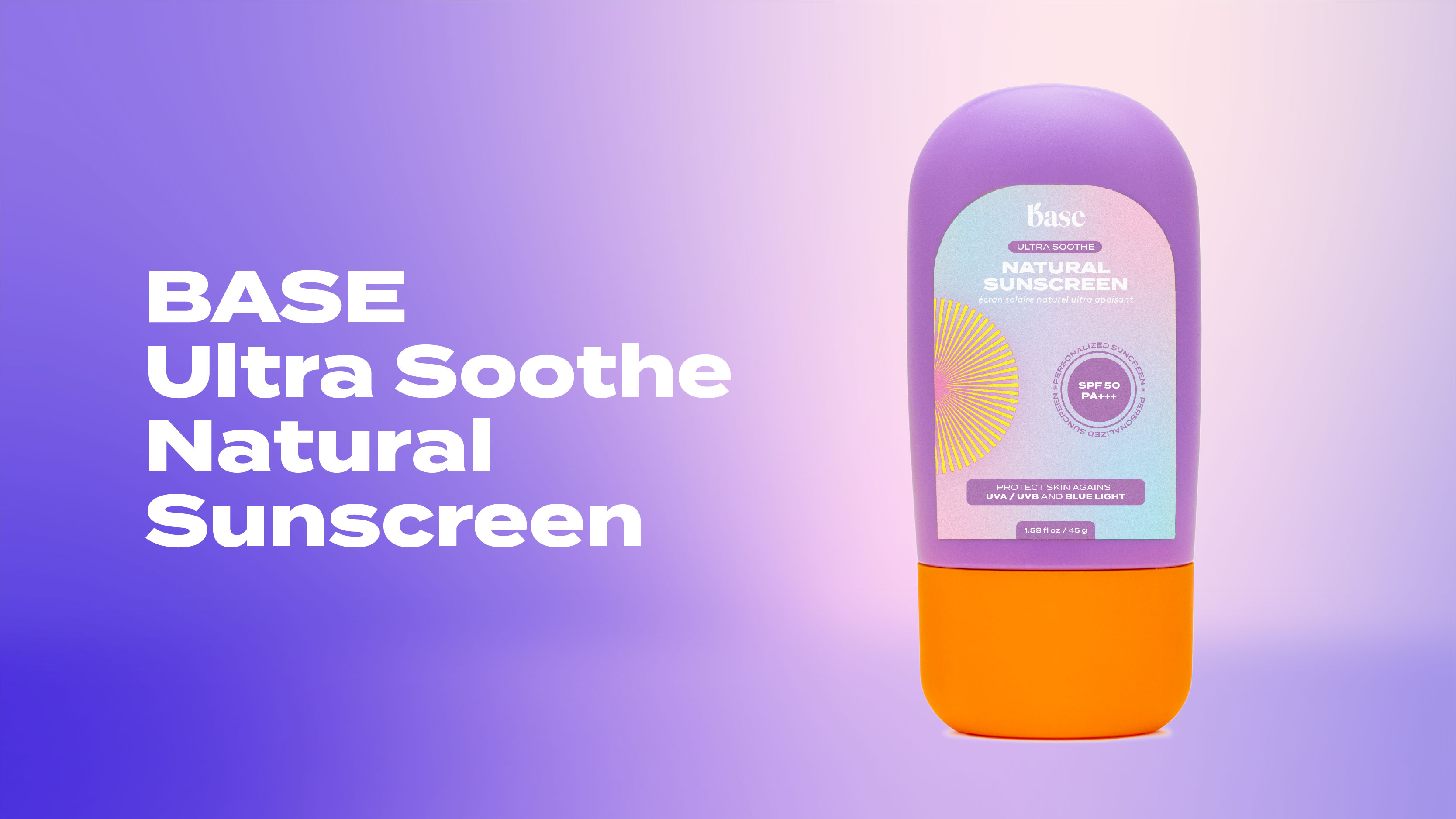 BASE ultra soothe natural sunscreen