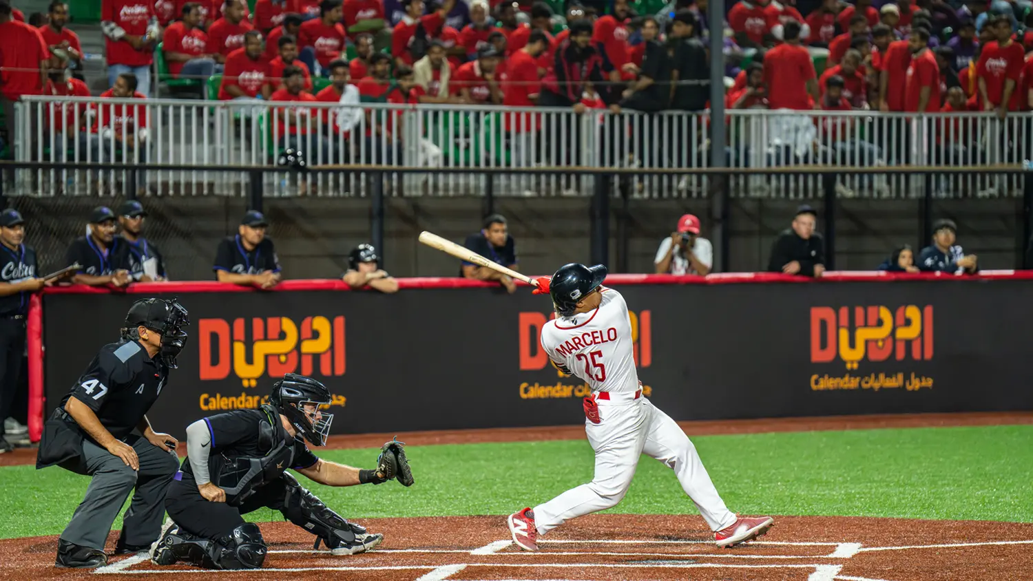 Marcelo’s Three-Run Home Run Boosts Arabia Wolves To Its First Win Of The Season