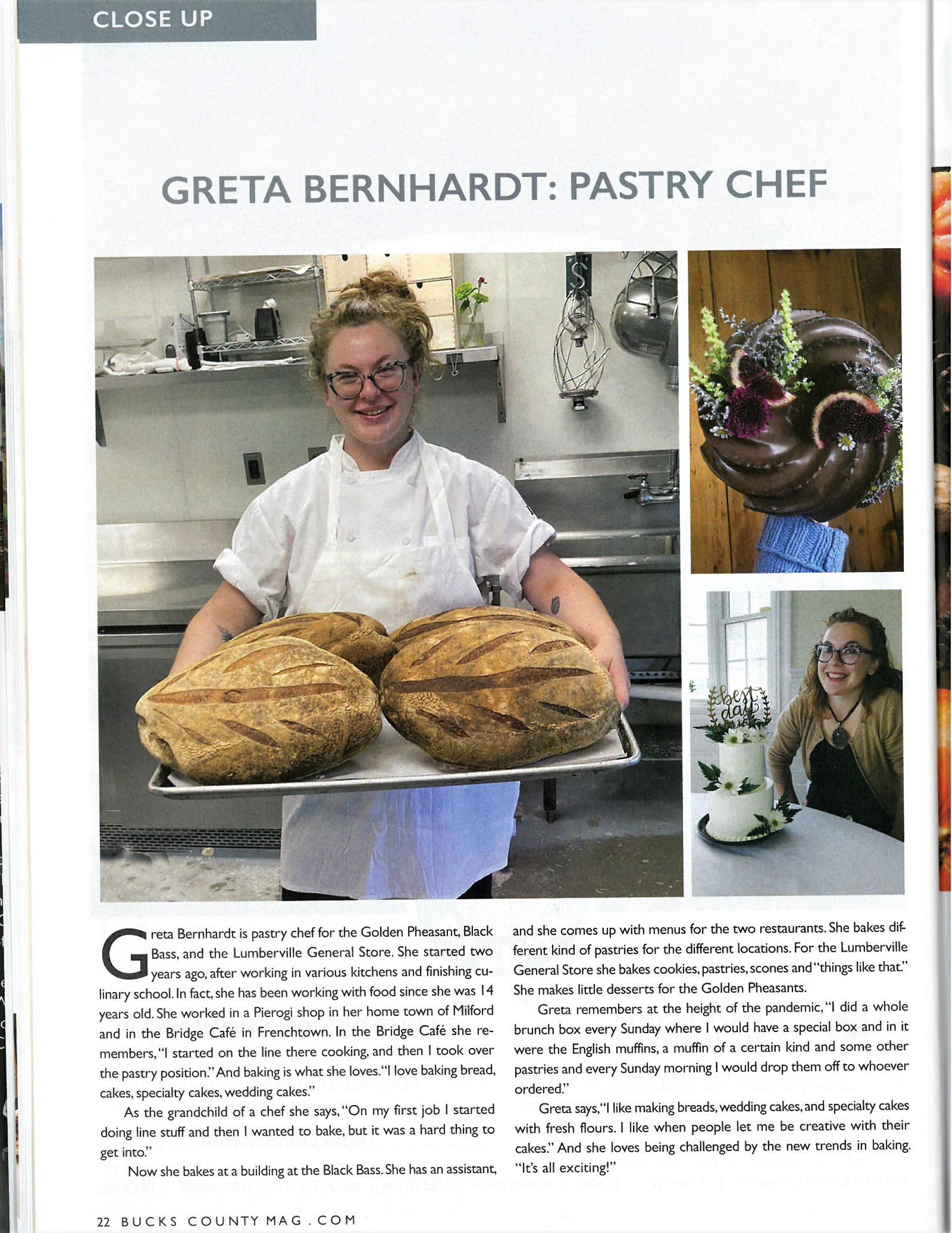 BC Magazine Chef Greta