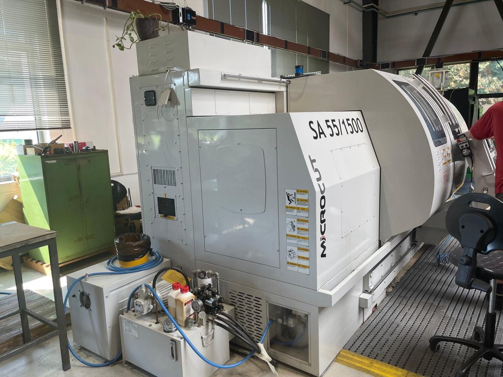 Taiwan CNC-Drehmaschine Microcut SA 55-1500, Fanuc 0iTF