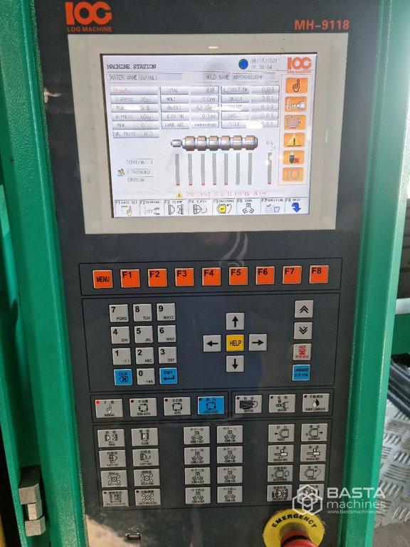 LOG 160 ton injection molding machine (2016) new screw and barrel