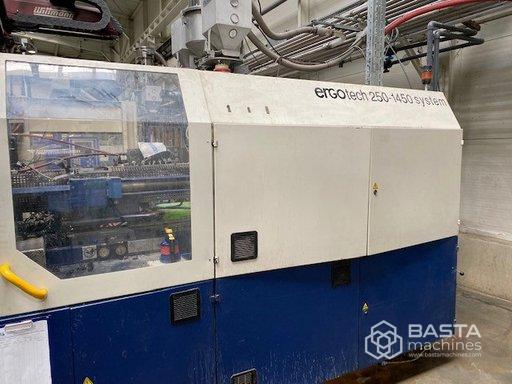 Demag ergotech 250-1450 system (year 1998) Injection Molding machine with robot