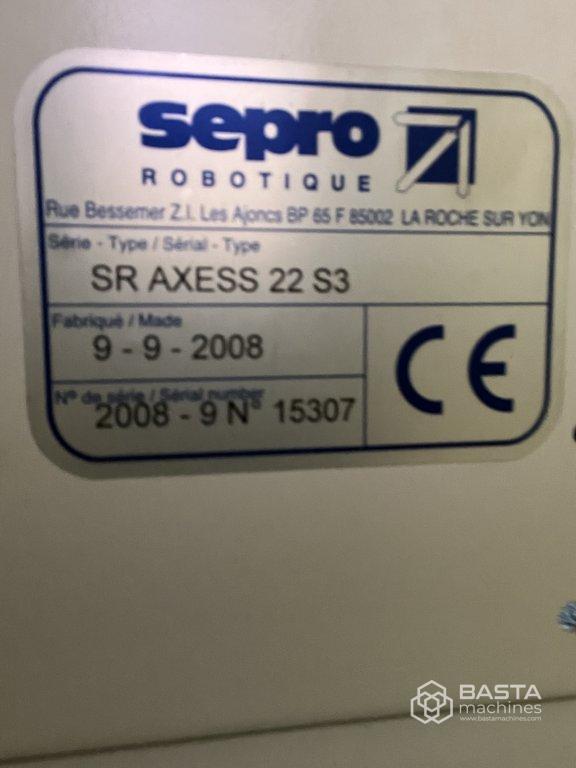 2008 SEPRO SR AXESS 22 S3 Lineární robot, X 1500 mm, Y 650 mm, Z 1200 mm