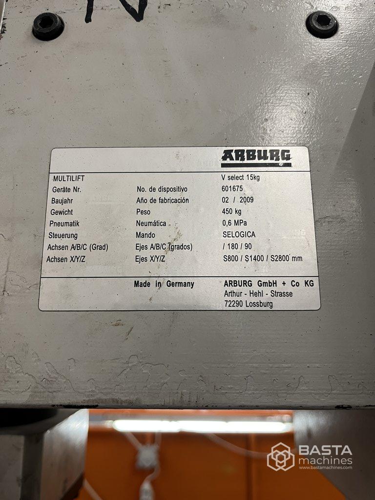 Arburg Multilift V select 15kg Linear robot