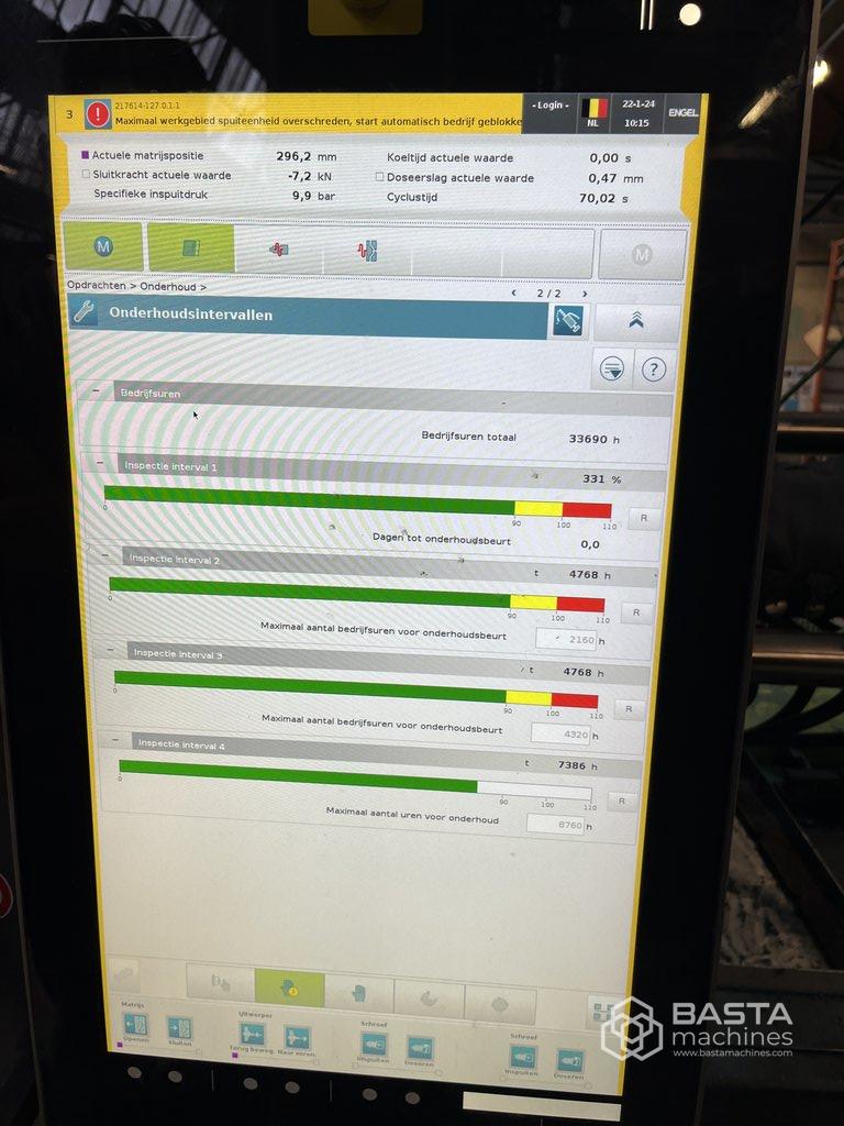 Engel E-MAC 310/75 (2017) , + ROBOT/Picker Engel ER/USP 5 EP4 / Thermoset Materials DUROPLAST