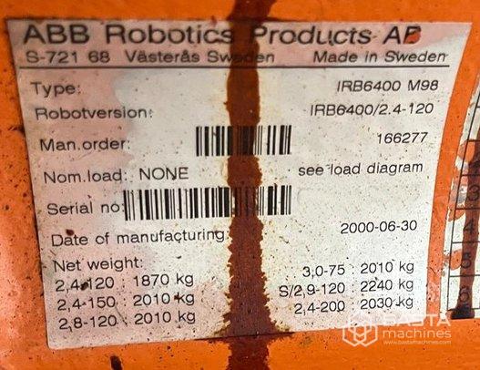 2000 ABB IRB6400 M98 Robot 