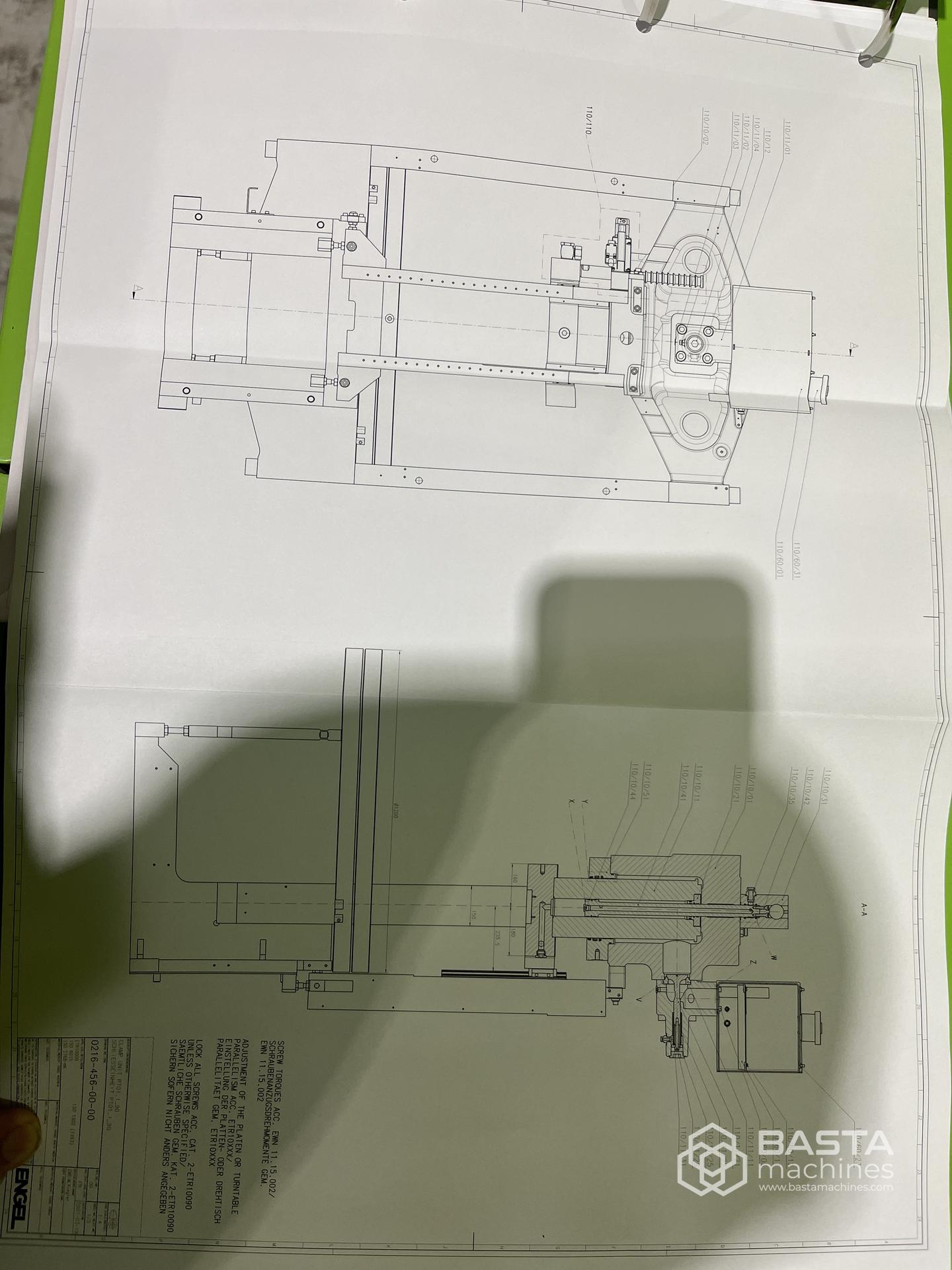 (2011) Engel Insert 80H/35 ,rotary table 1100mm , 36000 hours
