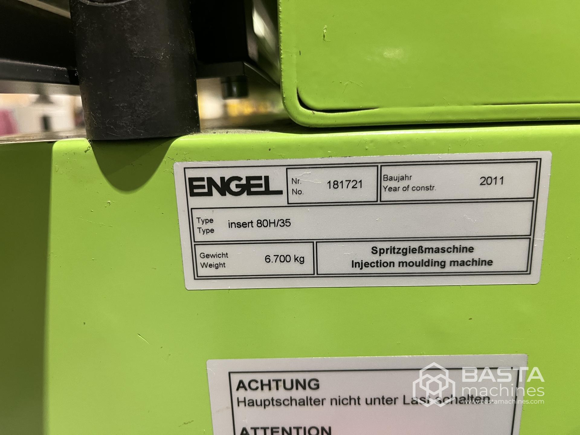 (2011) Engel Insert 80H/35 ,rotary table 1100mm , 36000 hours