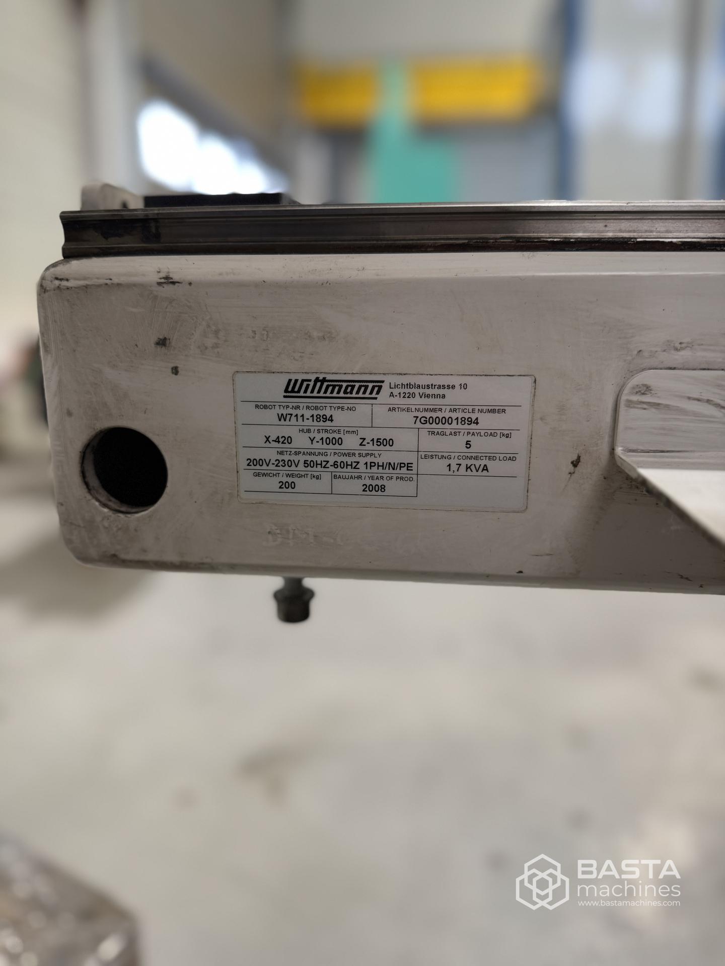 Wittmann W-711 (2008) linear robot Z-1600mm