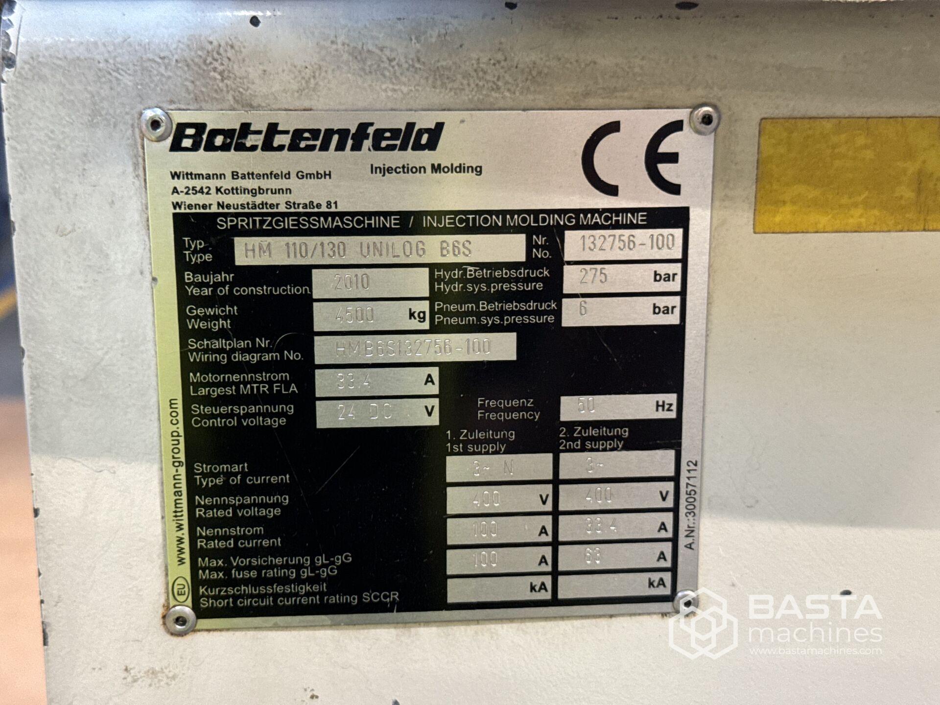 Battenfeld HM110/130 Unilog B6S (2010)