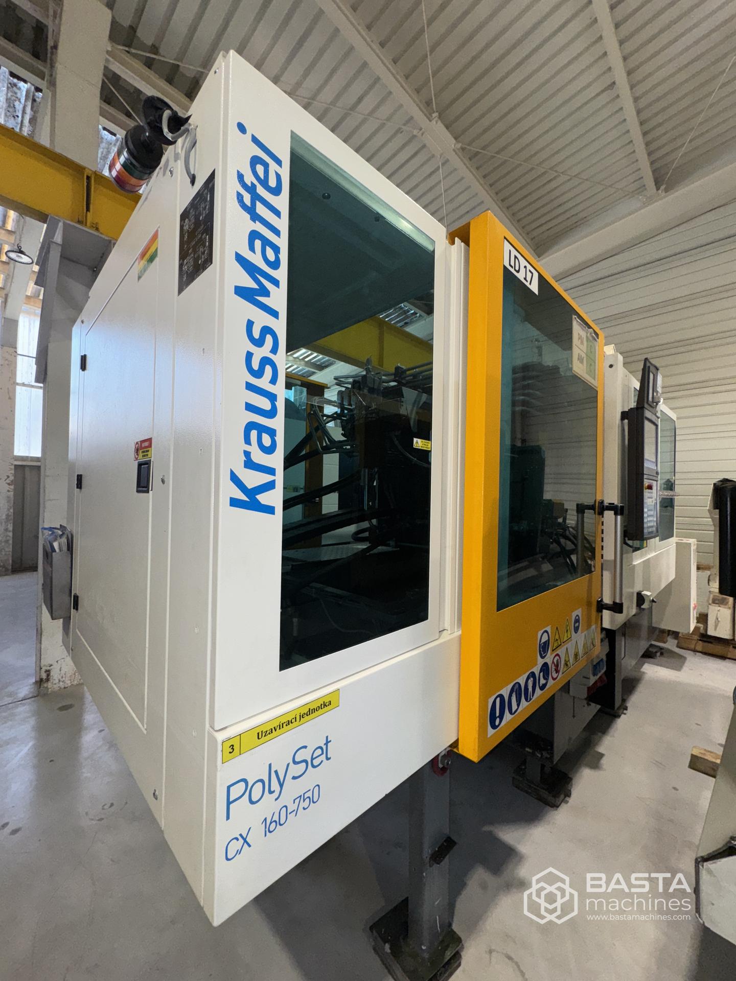 Krauss Maffei 160-750CX POL (2013) DUROPLAST, LRX 150 robot