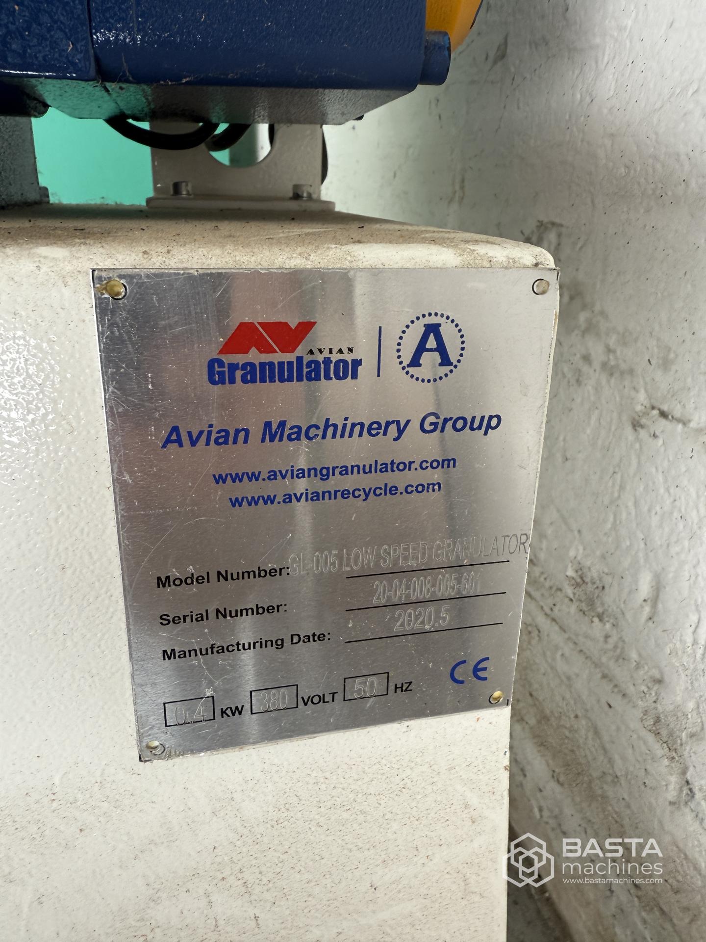 Avian Machinery Group GL-005 LOW SPEED GRANULATOR (2020)