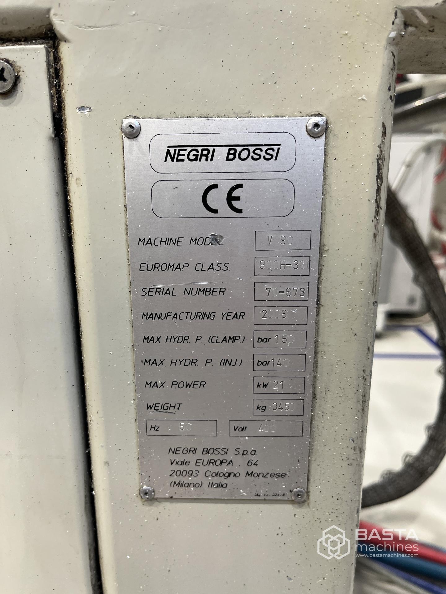 Negri Bossi V90, screw: 40mm (year 2006)