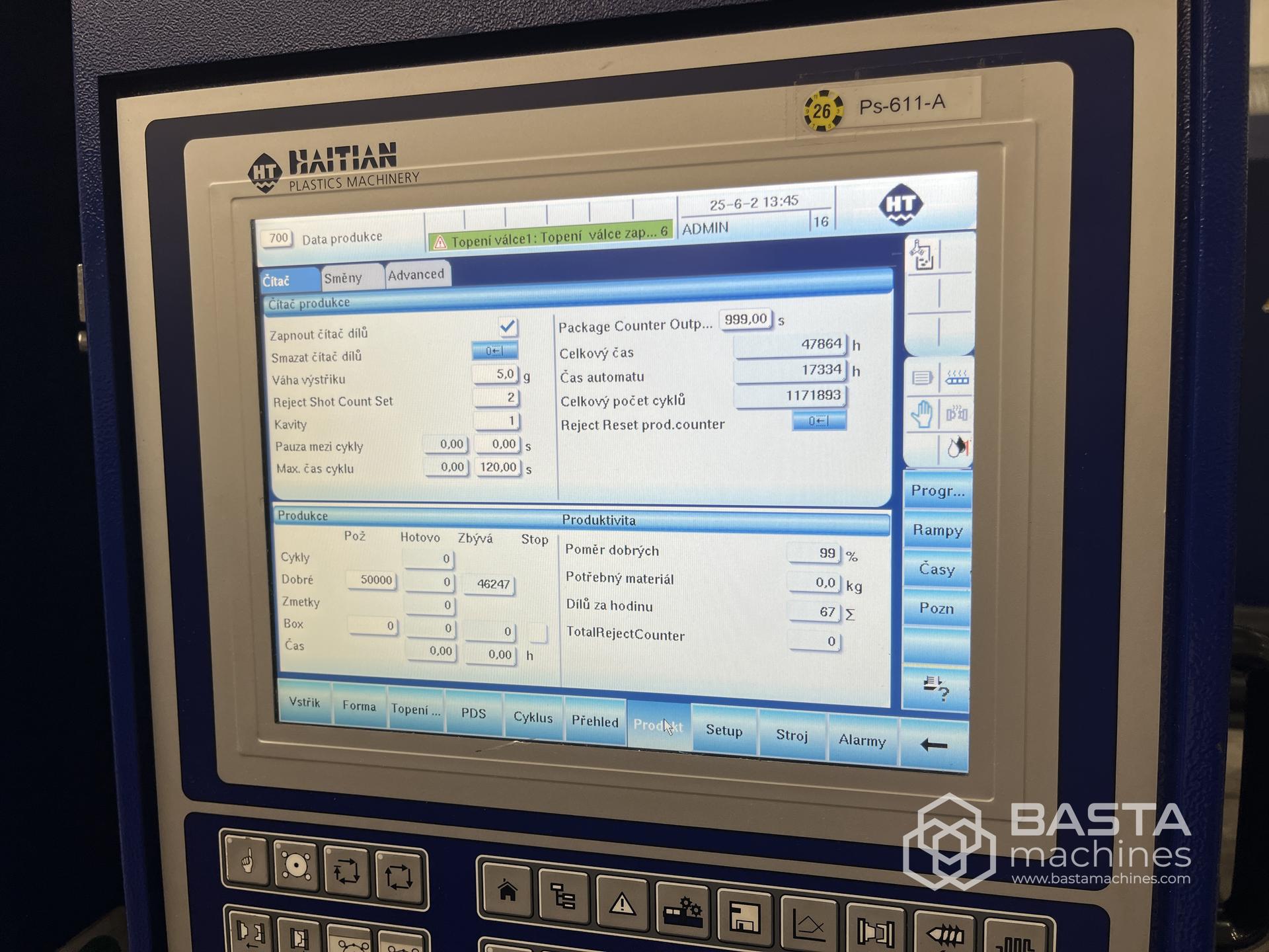 HAITIAN MARS II MA10000/6800 Universal ServoDrive (2016) only 17.000 hours 