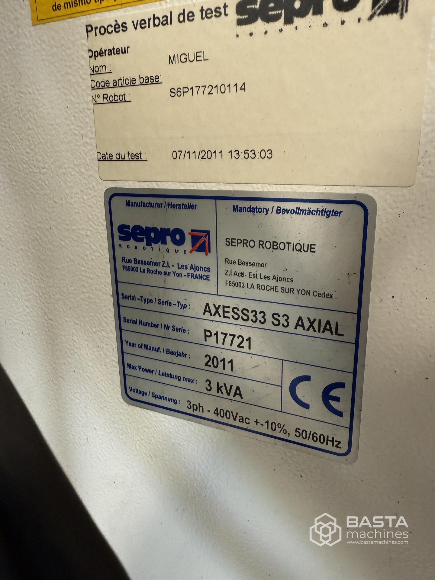 SEPRO AXESS33 S3 AXIAL (2011)