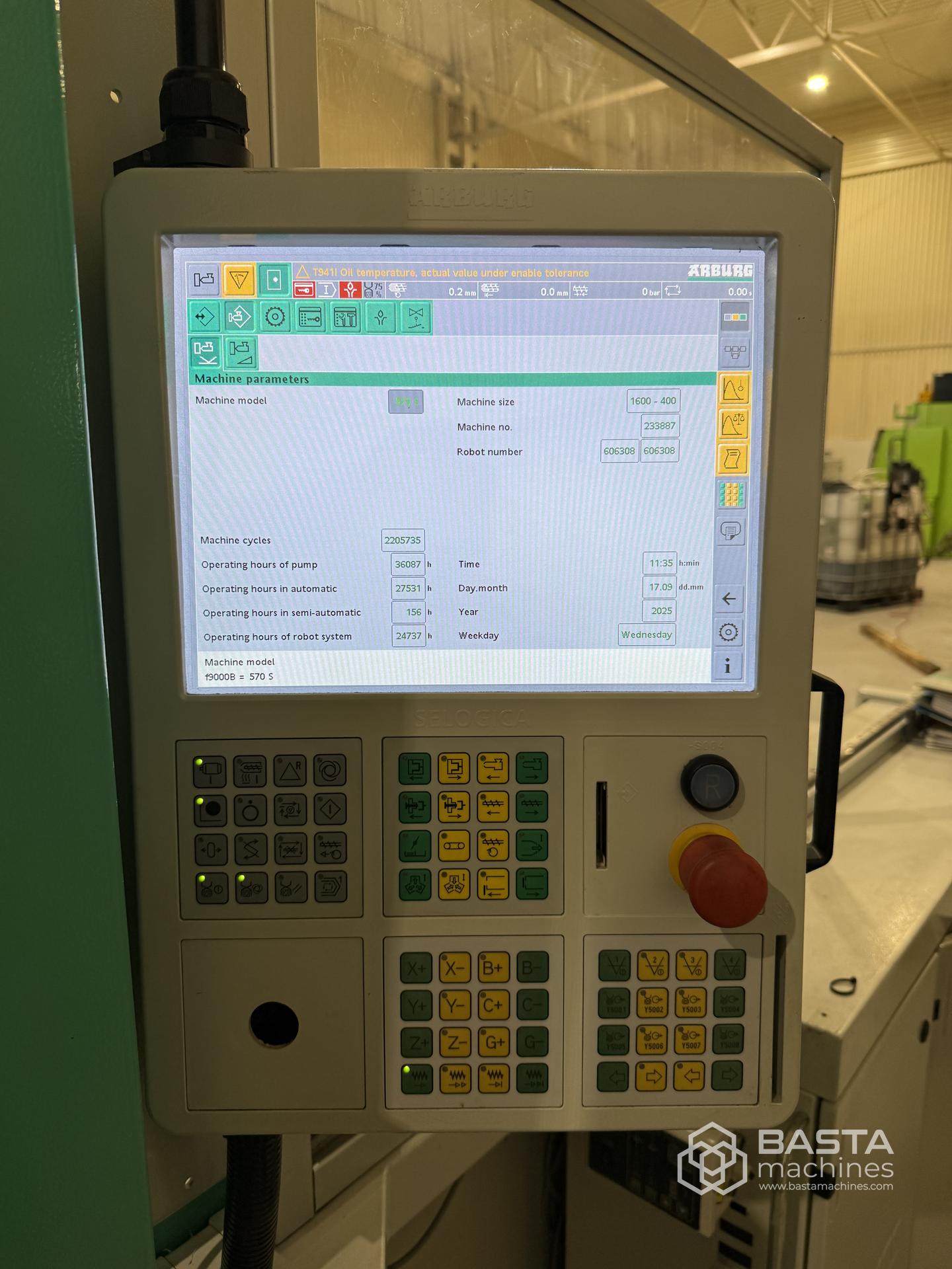 Arburg 570S 1600-400 (2015) Arburg multilift robot