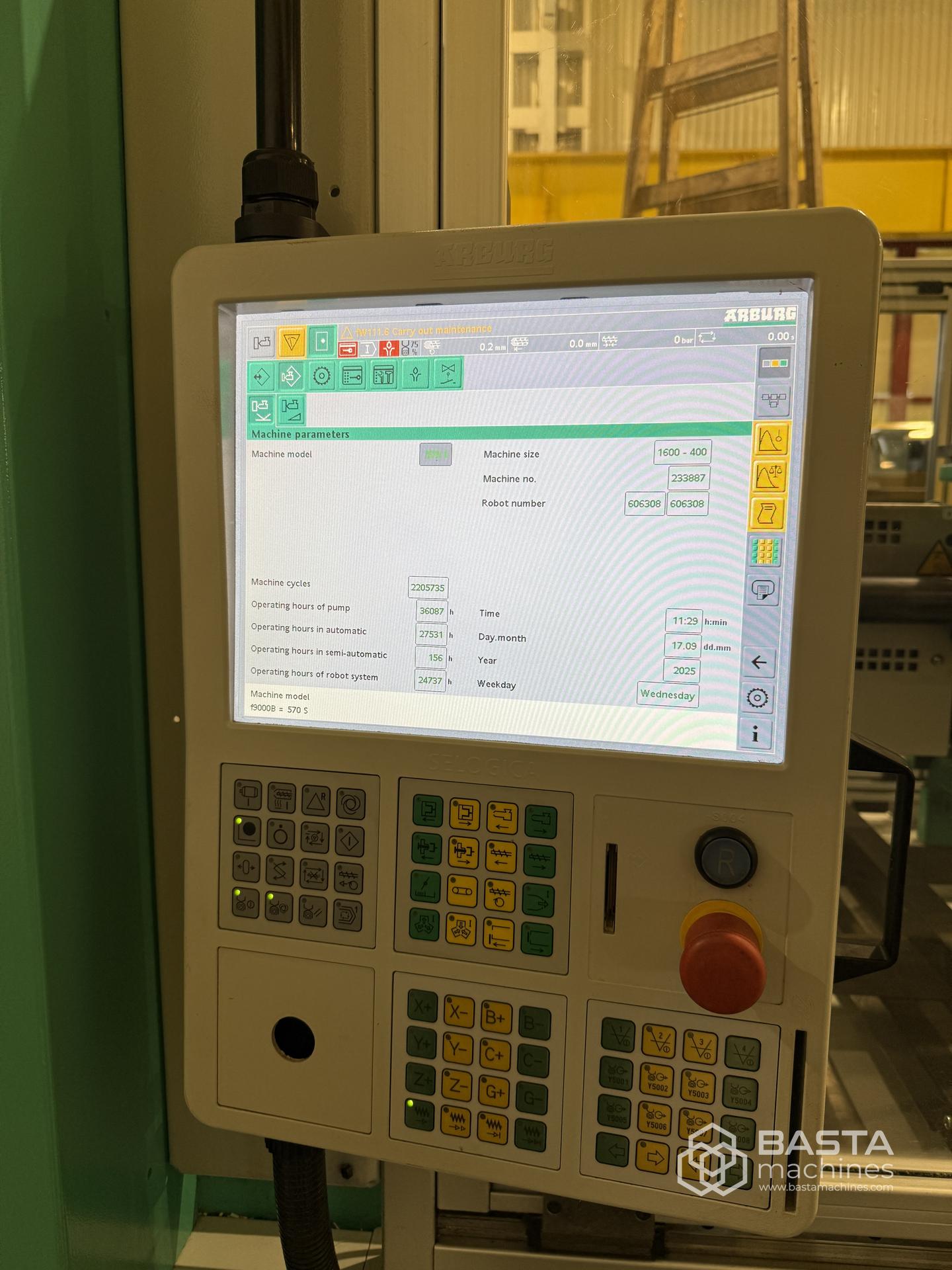 Arburg 570S 1600-400 (2015) Arburg multilift robot