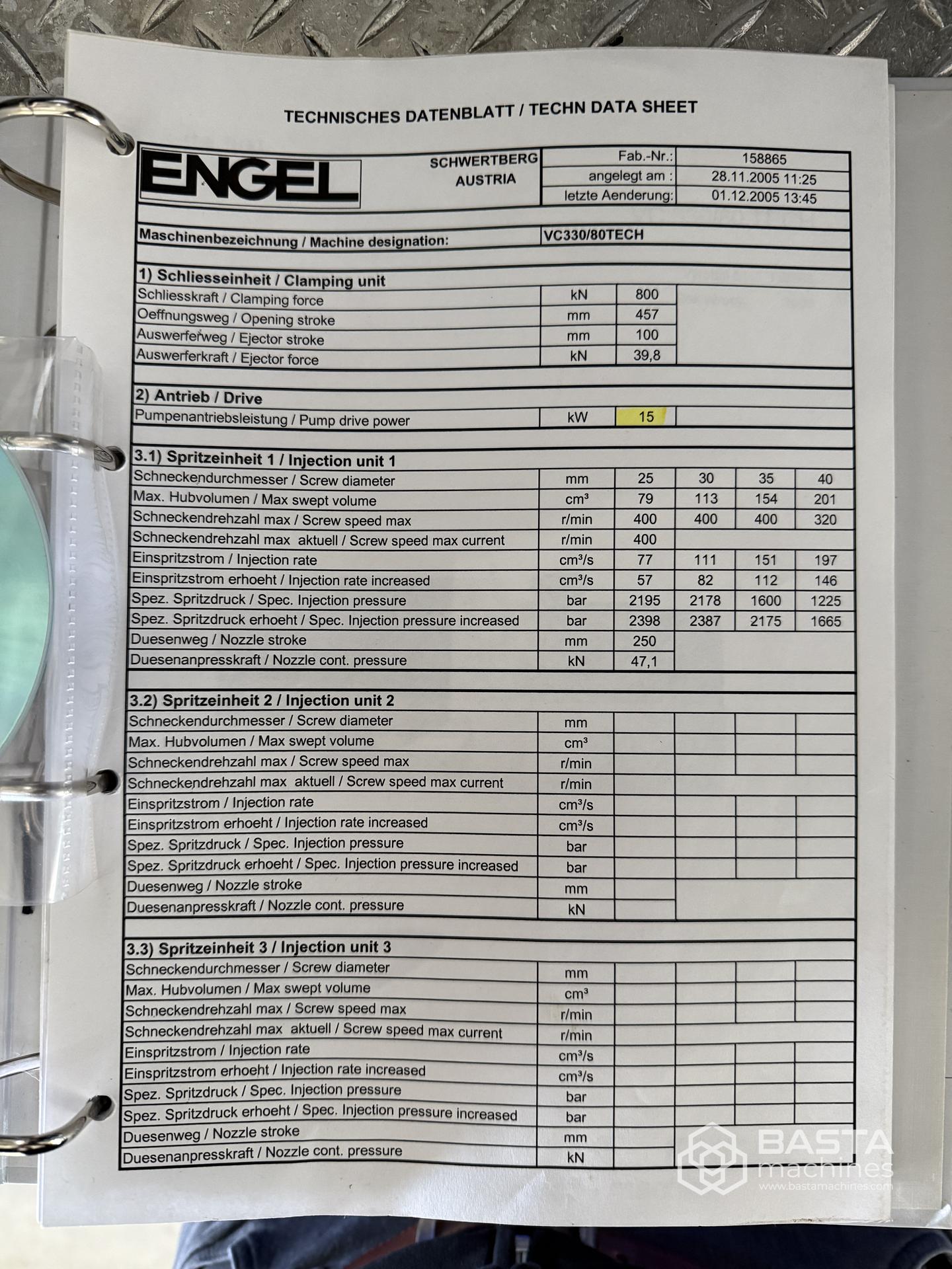 Engel VICTORY 330/80 TECH (2005)