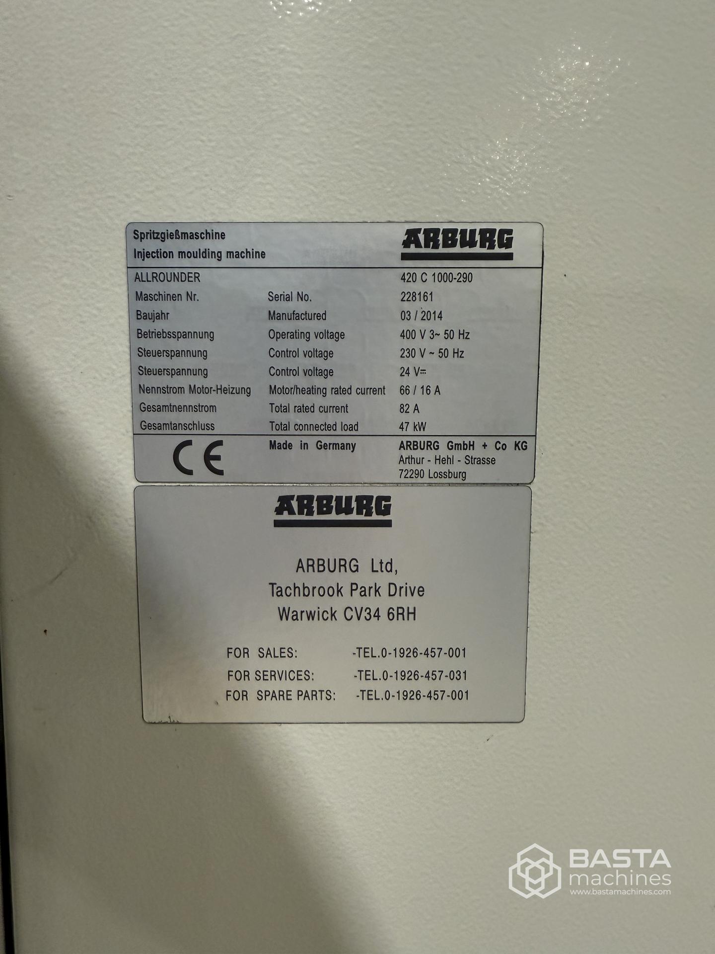 Arburg 420 C 1000-290 (2014)