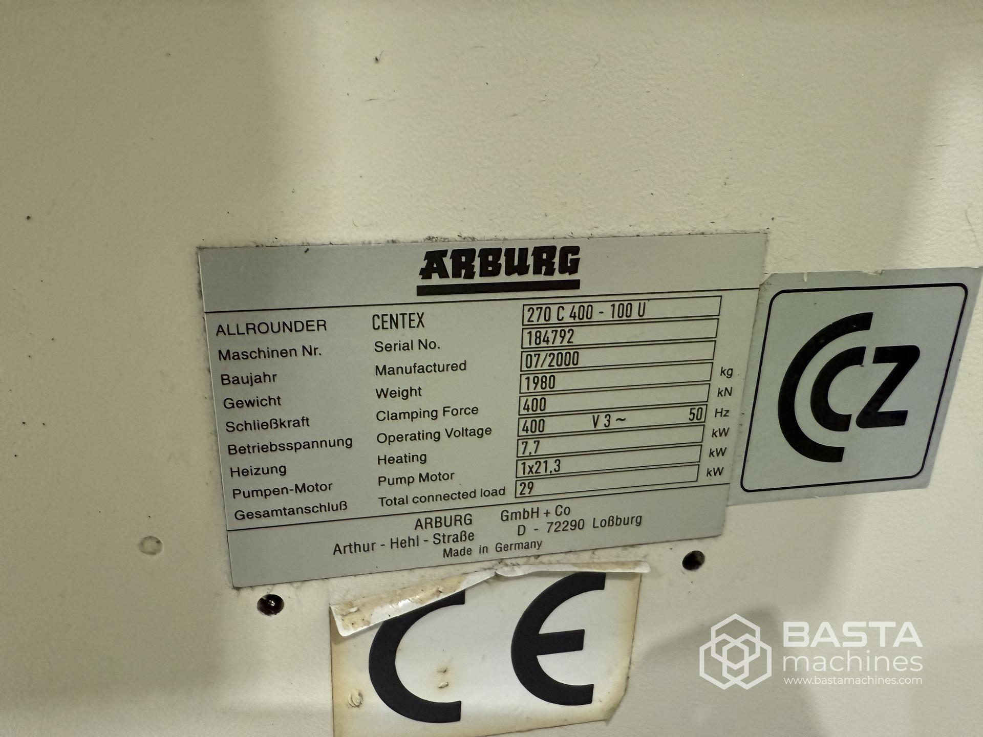 Arburg 270 C 400 - 100 U (2000)