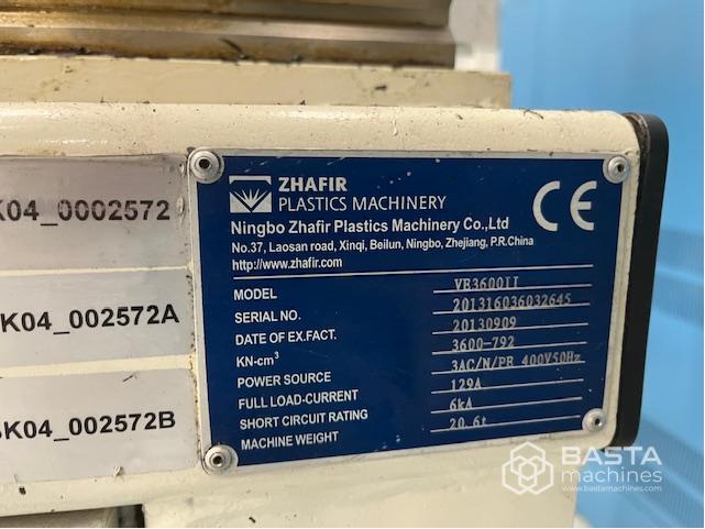 ZHAFIR VE360II VENUS  (2013) 360 tons full electric + Magnetic platens 