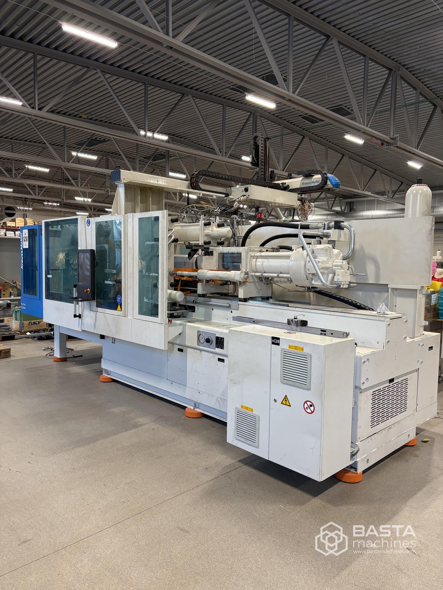 Krauss Maffei KM250-1400CX (2014) blue power LRX150 linear robot robot