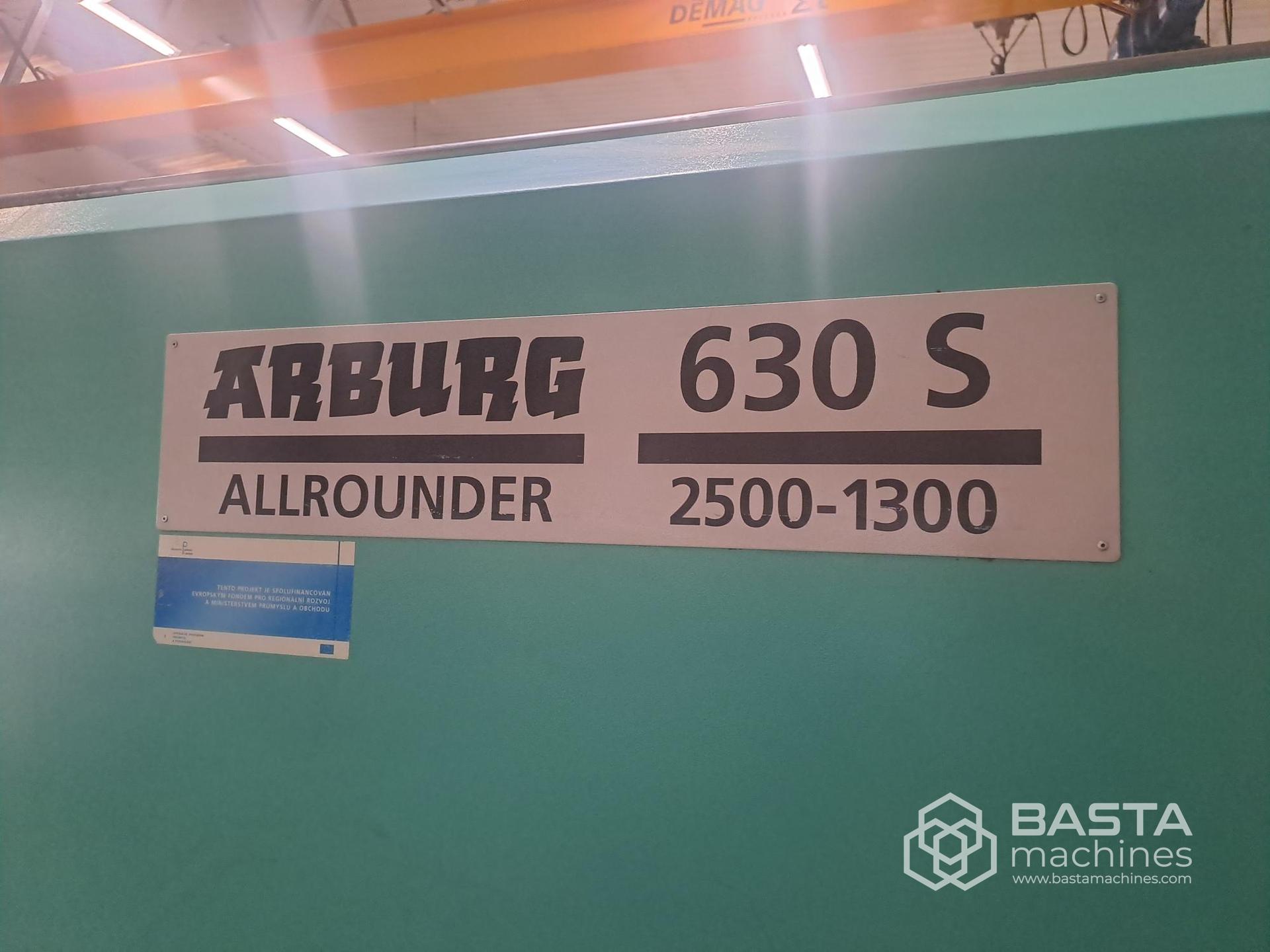 Arburg 630 S 2500 - 1300 with robot Multilift H mit B-Actise (2004)