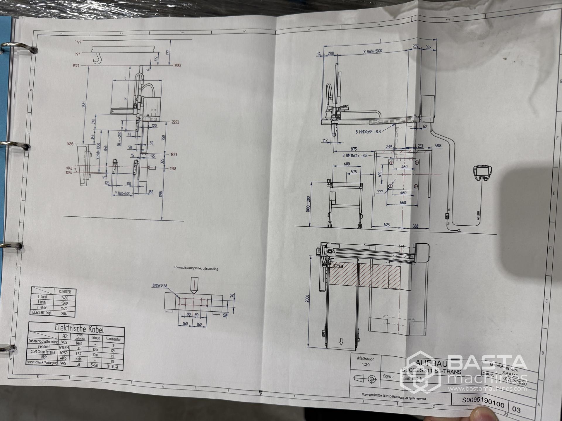 SEPRO Success 11C (2023) Linear cartesian robot , 1500mm