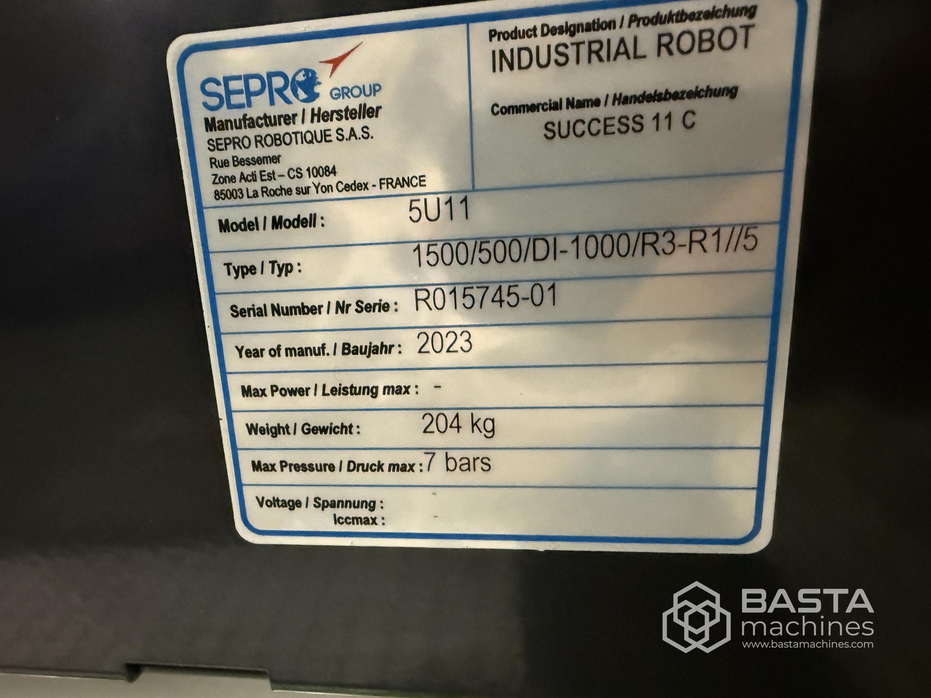 SEPRO Success 11C (2023) Linear cartesian robot , 1500mm