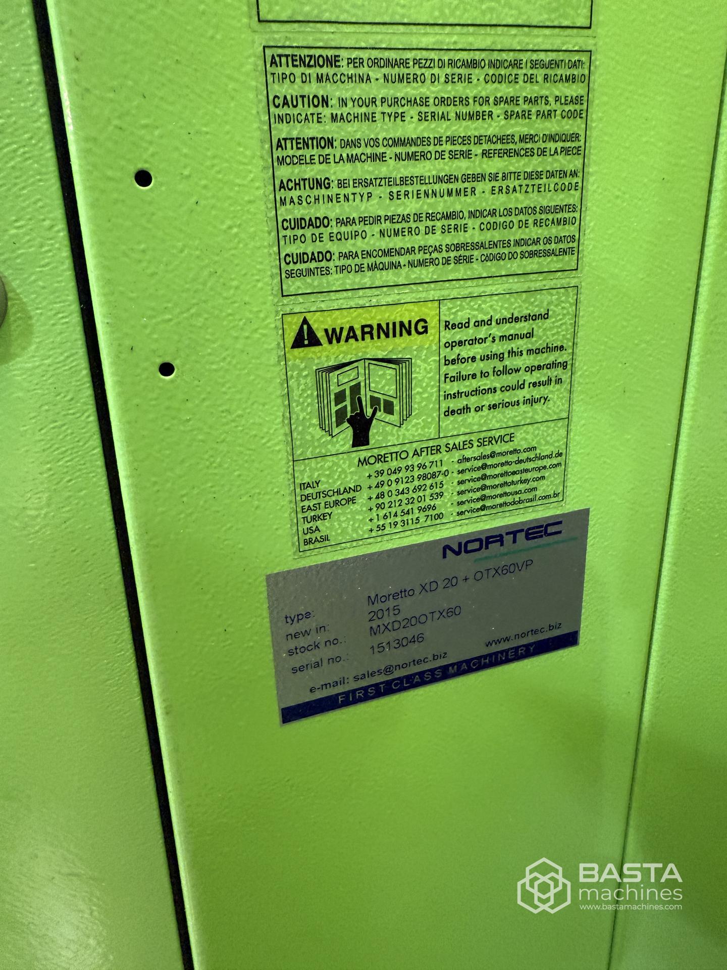 Moretto dryer XD20 (2015)