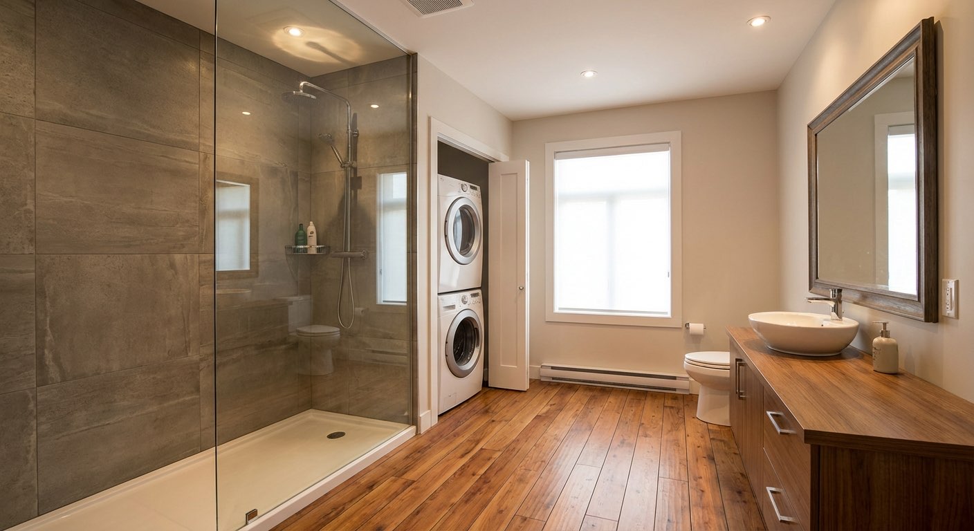 Romantic bathroom concept with clawfoot tub and vintage fixtures